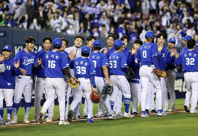 ▲ 삼성 라이온즈 선수단 ⓒ삼성 라이온즈