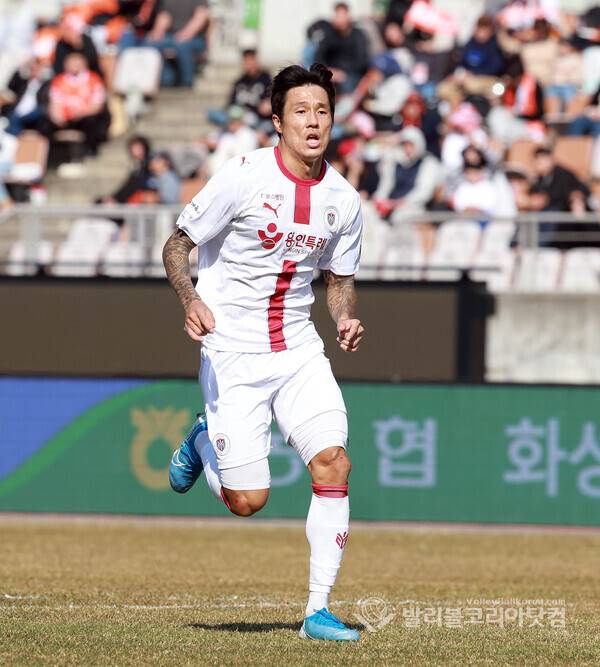 ​용인FC 석현준 모습.(사진=김경수 기자/2026.3.22./ 발리볼코리아닷컴 DB자료)