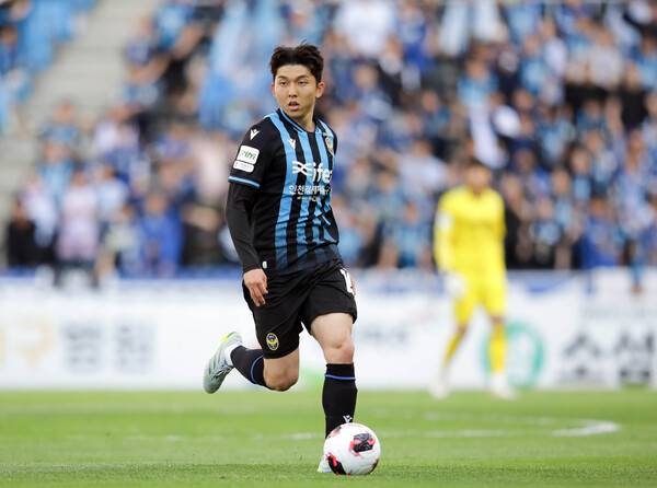 ■ 플레이어 오브 라운드 : 인천 중원의 핵, '서재민'.(사진제공=한국프로축구연맹)