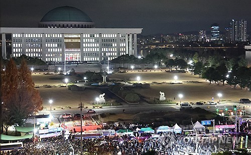 12·3 불법계엄 당시 국회 앞. 연합뉴스