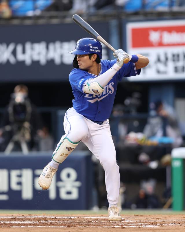 삼성 라이온즈의 김재상. 삼성 제공