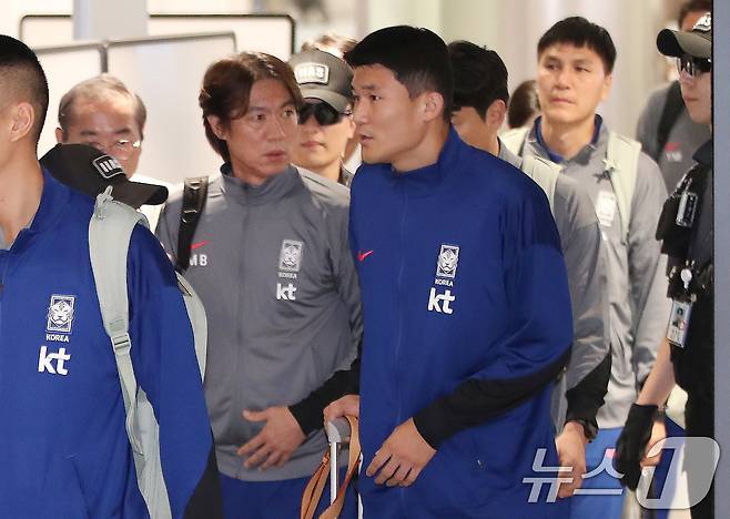 대한민국 축구대표팀이 2026 북중미 월드컵 조별리그에서 637㎞를 이동한다. ⓒ 뉴스1 임세영 기자