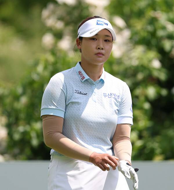 2026년 한국여자프로골프(KLPGA) 투어 신설 대회인 제1회 DB 위민스 챔피언십에 출전한 루키 김민솔 프로가 1라운드에서 경기하는 모습이다. 사진제공=KLPGA (사진을 무단으로 사용하지 마십시오.)
