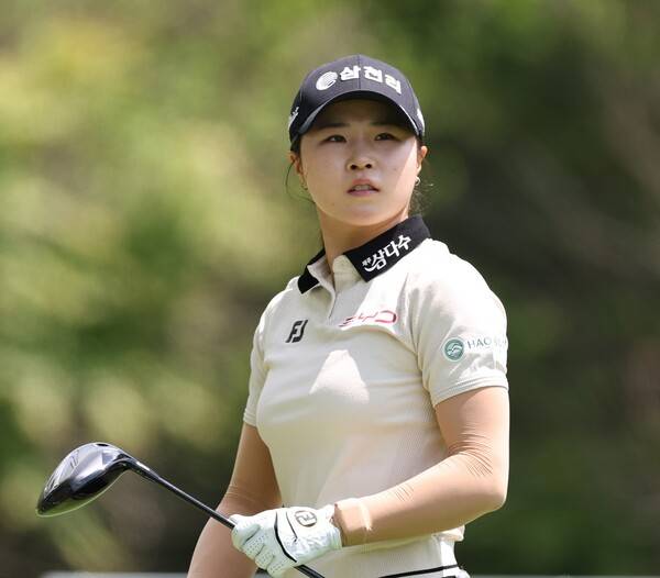 2026년 한국여자프로골프(KLPGA) 투어 신설 대회인 제1회 DB 위민스 챔피언십에 출전한 고지원 프로가 1라운드에서 경기하는 모습이다. 사진제공=KLPGA (사진을 무단으로 사용하지 마십시오.)