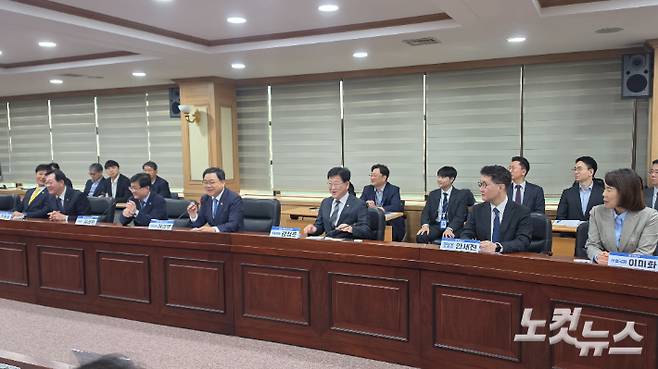 김성환 기후에너지환경부 장관 초청 '원전 협력업체 간담회'. 이상현 기자