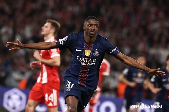 PSG 공격수 우스만 뎀벨레. /AFPBBNews=뉴스1