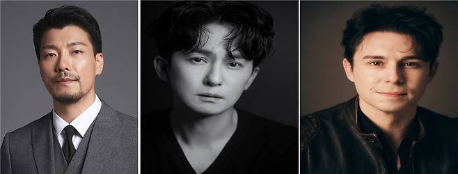 주요 출연진  왼쪽부터 양준모, 강필석, 존 아이젠 [국립박물관문화재단 제공. 재판매 및 DB 금지]