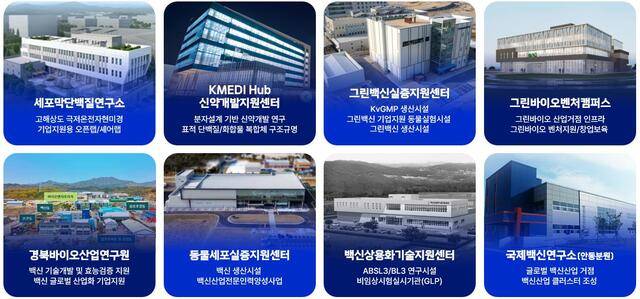 대구경북권 바이오분야 협력기관 현황. 경북도 제공