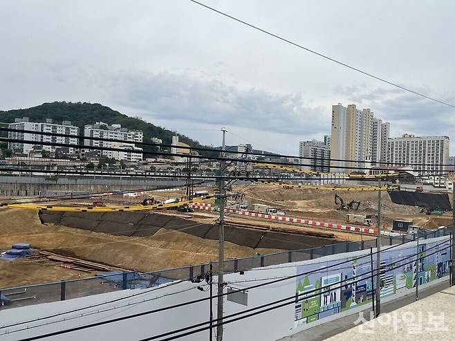 지난달 27일 경기 부천시 'e편한세상 부천 어반스퀘어' 사업지. [사진=서종규 기자]