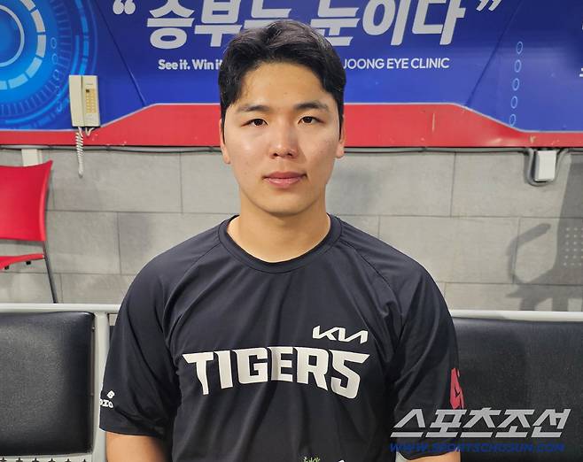 인터뷰에 임한 KIA 황동하. 김영록 기자