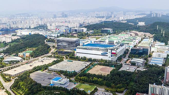 8인치 파운드리가 있는 삼성전자 기흥 캠퍼스(사진=삼성전자)