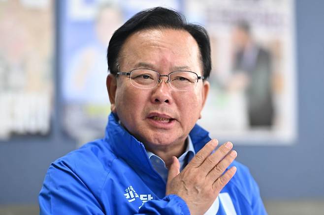 김부겸 더불어민주당 대구시장 후보. 윤웅 기자