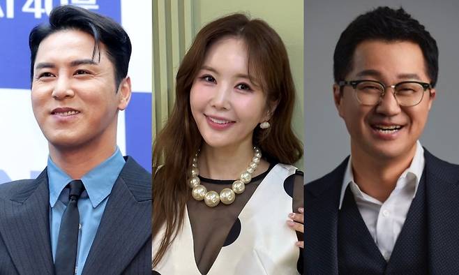 (왼쪽부터) 장민호, 장영란, 지상렬. 뉴스1·장영란 SNS·A2Z엔터테인먼트