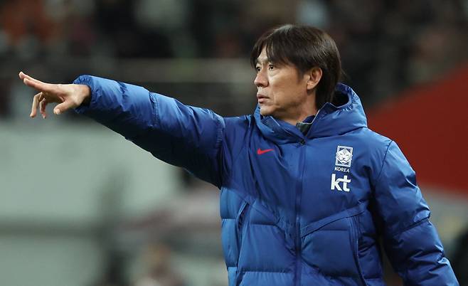 홍명보 대한민국 축구 국가대표팀 감독. 뉴시스