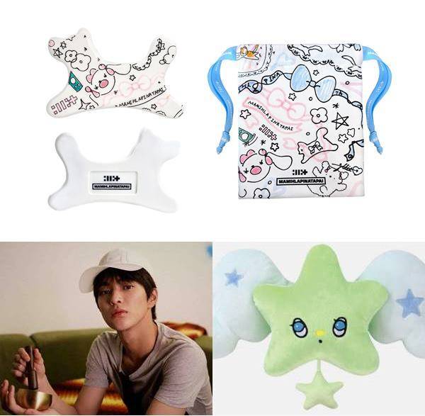 아일릿 괄사 앨범(왼쪽 위부터 시계방향), 엔시티 위시 키링 앨범, 코르티스 싱잉볼 앨범 / 제공=빌리프랩, 에스엠, 빅히트 뮤직