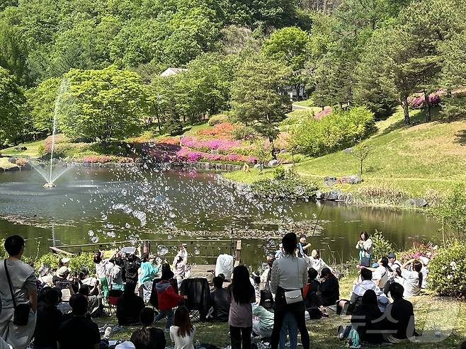 4일 강원 춘천 엘리시안 강촌 리조트에서 어린이날을 기념하는 공연·행사가 열렸다. (엘리시안 강촌 리조트 제공. 재판매 및 DB금지) ⓒ 뉴스1 이종재 기자