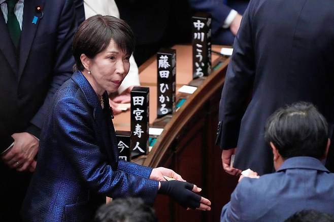 다카이치 사나에(高市早苗) 일본 총리. [도쿄=AP/뉴시스]