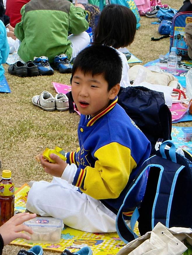 두산 곽빈 어린 시절. 사진 곽빈