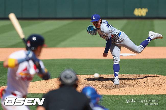 [사진] LA 다저스 저스틴 로블레스키 ⓒGettyimages(무단전재 및 재배포 금지)