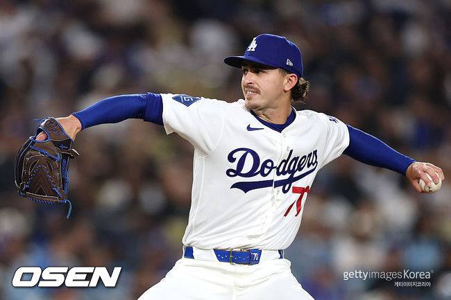 [사진] LA 다저스 저스틴 로블레스키 ⓒGettyimages(무단전재 및 재배포 금지)