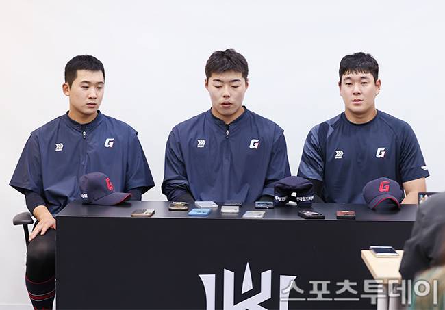 김세민-고승민-나승엽 / 사진=권광일 기자