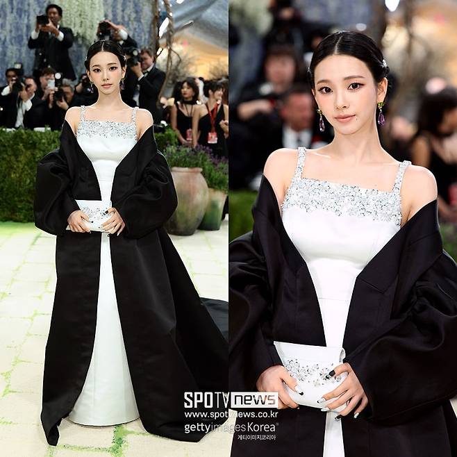 ▲ 에스파 카리나가 4일(현지시간) 뉴욕에서 열린 2026 멧 갈라에 참석했다. ⓒ게티이미지