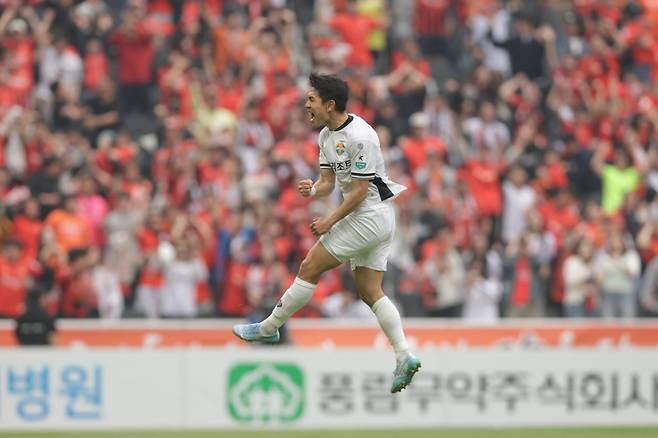 강원FC 공격수 김대원. /사진=한국프로축구연맹 제공