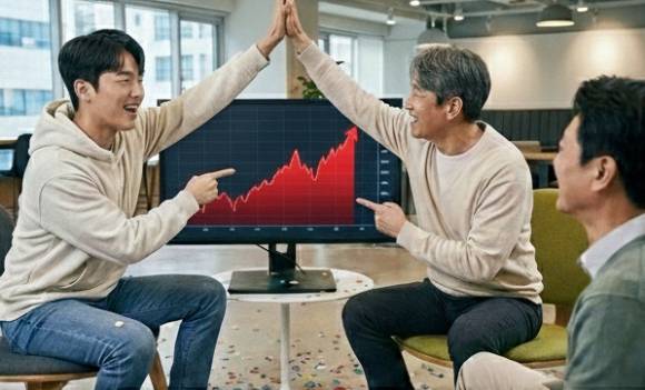 증권가에서는 8000 코스피를 넘어 1만까지 도달할 수 있다는 전망이 나온다. 사진은 AI 생성 이미지로, 본 기사 내용과 무관. [사진=제미나이]