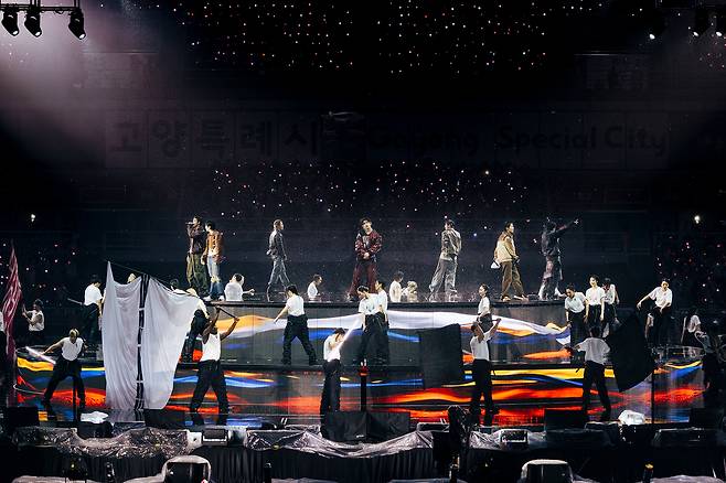 방탄소년단의 월드투어 시작점인 고양 콘서트 [빅히트뮤직 제공]