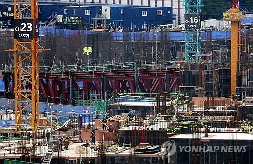 아파트 건설현장 [연합뉴스 자료사진. 재판매 및 DB 금지]