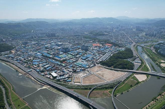 대전시 대화동 대전산단 모습. 제공은 대전시