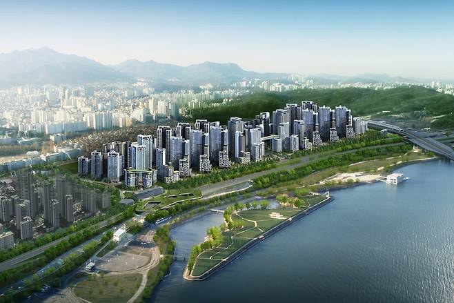 반포주공1단지 덮개공원 조감도(서울시 제공).