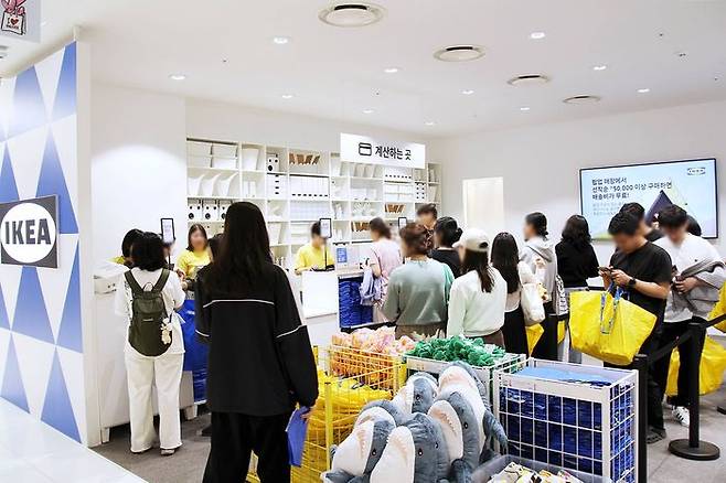 천안 센터시티에 충남권 최초로 선보인 이케아 팝업스토어.ⓒ한화갤러리아