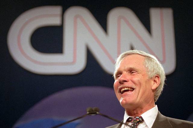 CNN 설립자 테드 터너. AP=연합뉴스.