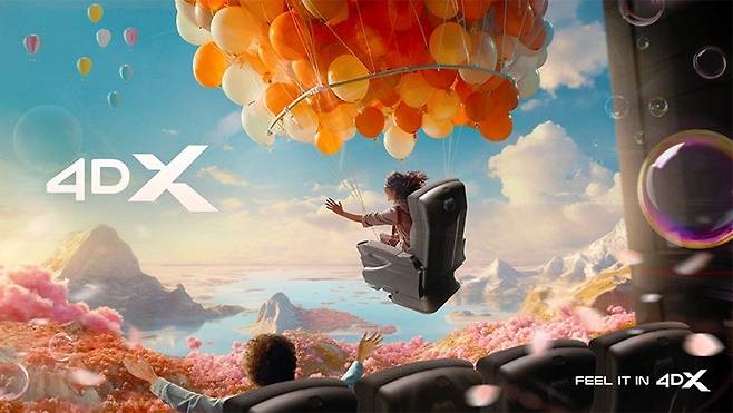 4DX 및 스크린X 키 비주얼.CJ CGV 제공