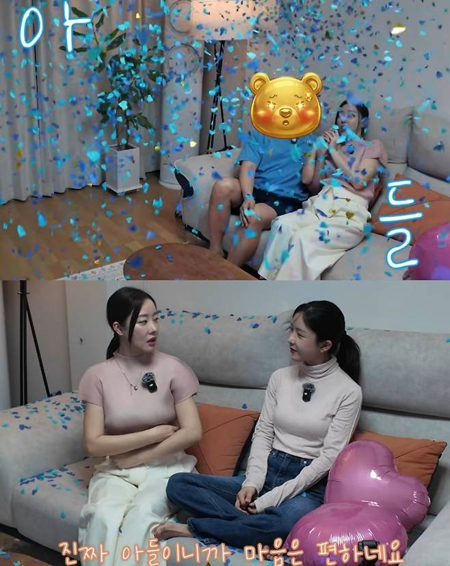 ▲ 고우리가 '아들맘'이 됐다. 출처|유튜브 채널 '고우리'