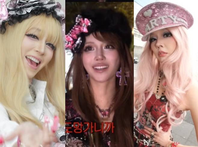 갸루 메이크업에 도전한 이민정, 이미주, 한혜진