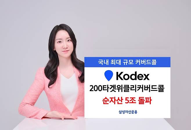 삼성운용 '200타켓위클리커버드콜' 순자산 5조원 돌파 [삼성자산운용 제공. 재판매 및 DB 금지]