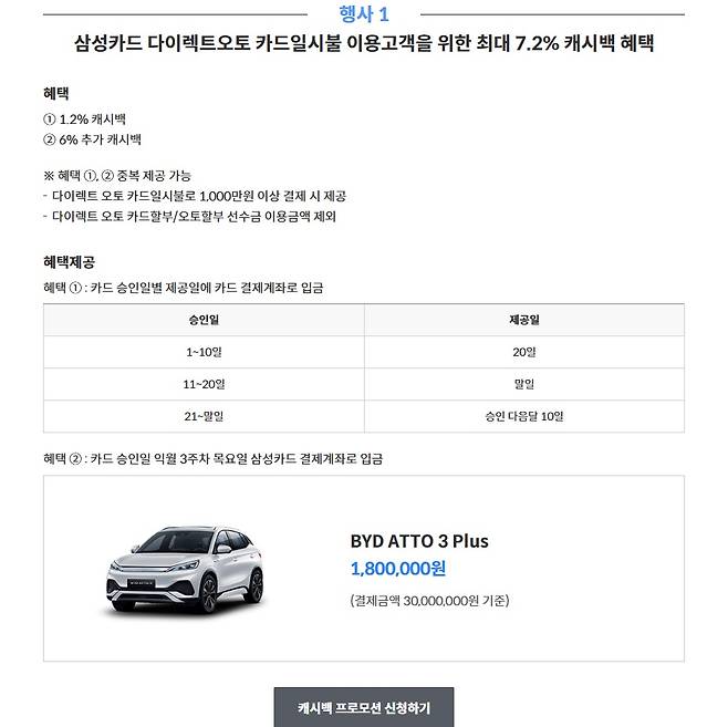 / 사진=삼성카드 홈페이지 캡처