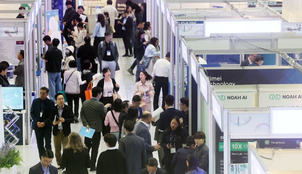 지난달 28일 서울 강남구 코엑스에서 열린 '바이오코리아 2026' 현장. [출처=연합]
