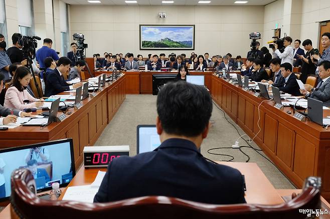 ▲ 기후노동위 전체회의장