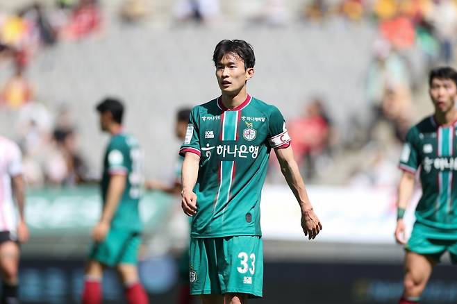 K리그1 대전의 측면 수비수 김문환. 한국프로축구연맹 제공