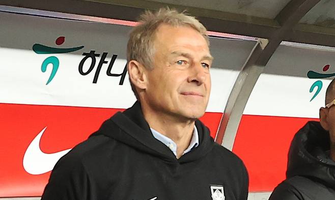 위르겐 클린스만 감독. 연합뉴스