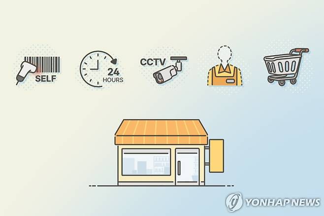 무인점포 (PG) [김선영 제작] 일러스트