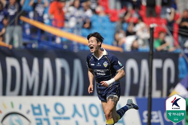 충남아산 김종민(한국프로축구연맹 제공)