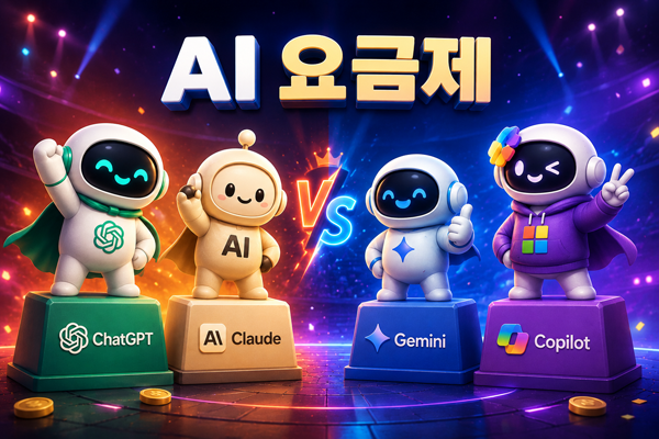 ▲ 생성형 인공지능인 챗GPT(ChatGPT)에 '인공지능 요금제 안내 이미지'를 요청해 생성한 이미지.