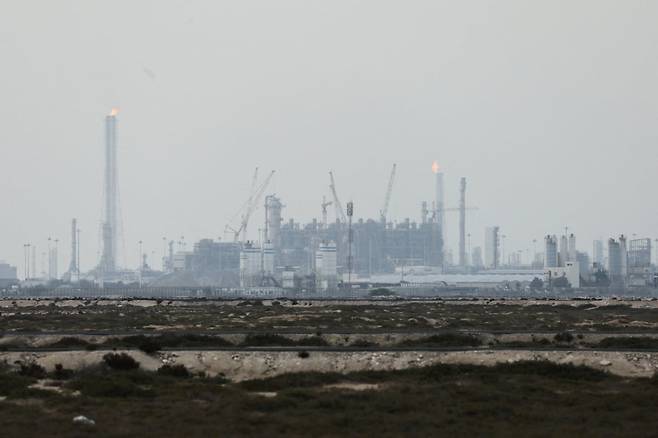 지난 3월2일(현지시간) 카타르에너지의 액화천연가스(LNG) 생산시설 모습. 사진=로이터·연합뉴스