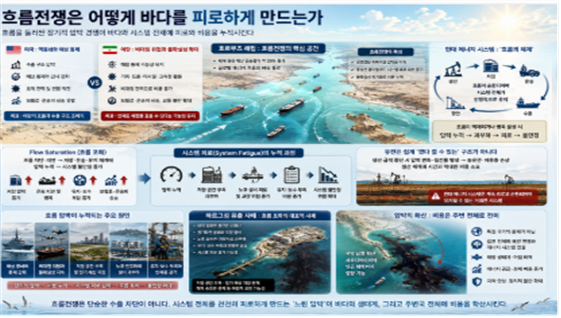 흐름 체계의 피로도가 누적된 결과에 대한 상상도. 김태준 한반도안보문제연구소장 AI 그림