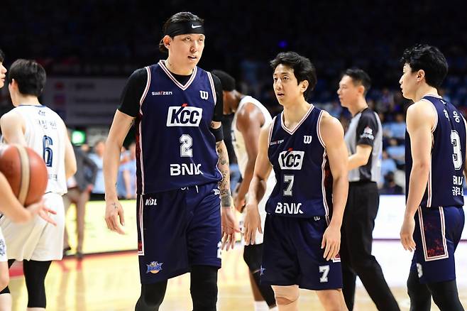최준용(왼쪽)과 허훈. /사진=KBL 제공