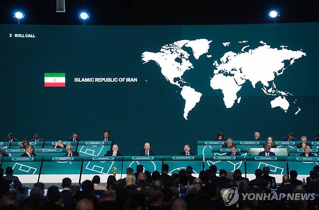 FIFA 총회 장면 [AP=연합뉴스 자료사진]